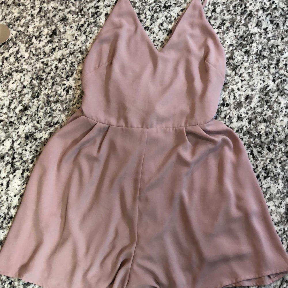 Blush mauve romper